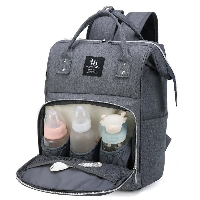 Large Waterproof Maternity Backpack USB Charging Port Nappy Bag