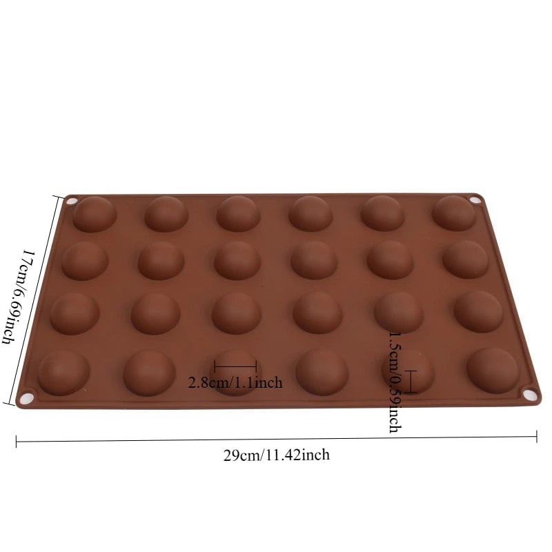 3D Half Sphere Silicone Mold - DIY Baking Cake Pudding Mousse