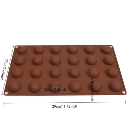 3D Half Sphere Silicone Mold - DIY Baking Cake Pudding Mousse