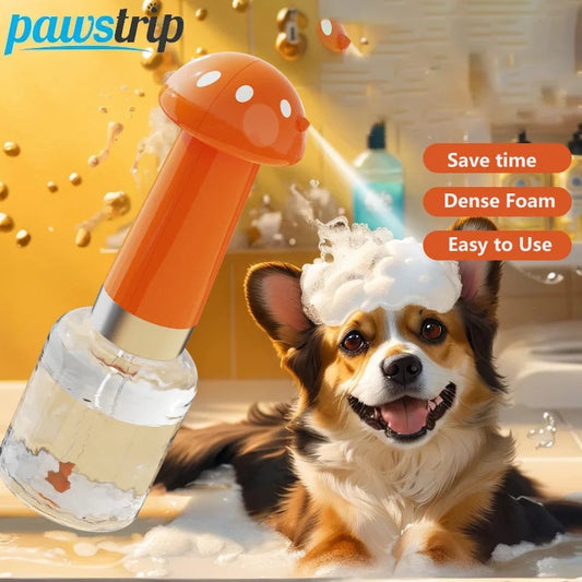 USB Rechargeable Pet Bubble Soap Dispenser - Automatic Dog Shower