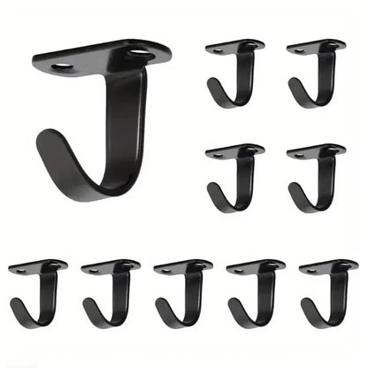 5Pcs Heavy Duty Stainless Steel Screw-In Ceiling Hooks for Towels
