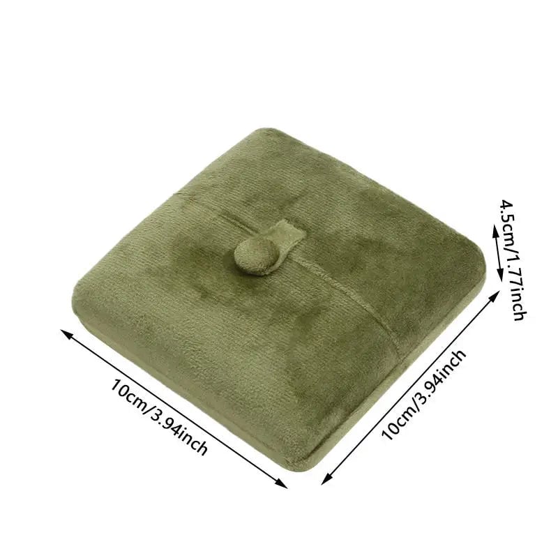 Luxury Corduroy Wedding Ring Box - Jewelry Storage for Rings Earrings