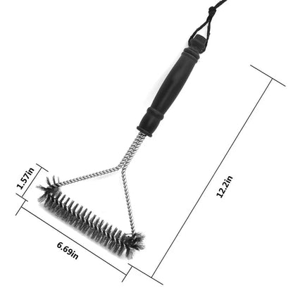 Stainless Steel BBQ Grill Brush - Non-Stick Bristle Cleaning Tool