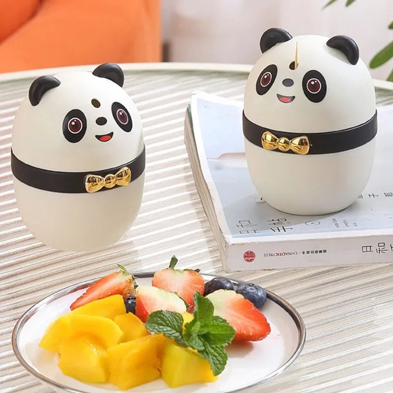 Panda Automatic Toothpick Dispenser - Cute Kitchen Storage Box