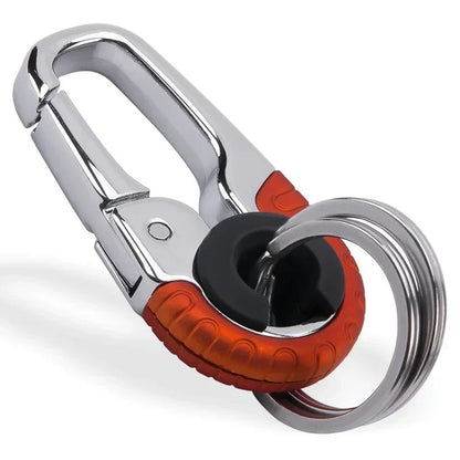 Stainless Steel Carabiner Keychain Hook - Outdoor Climbing Key Ring