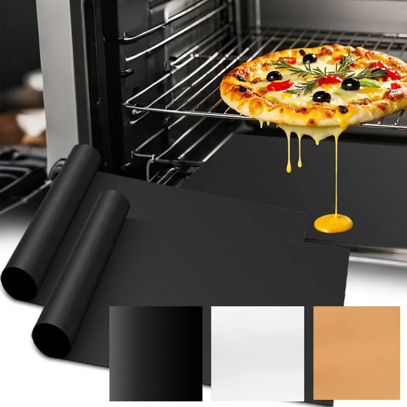 Heat Resistant Non-Stick Oven Liner BBQ Grill Mat Reusable Pad