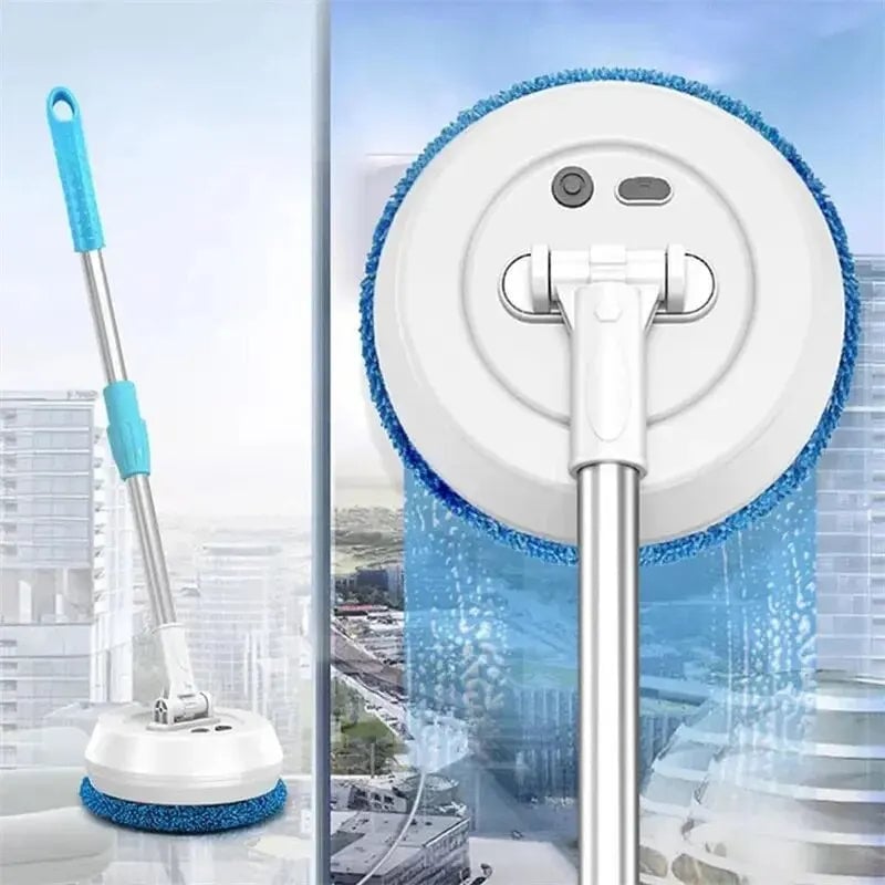 Wireless Electric Spin Mop 2-in-1 Wet Dry Multi-Surface Cleaner