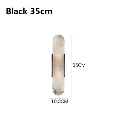 Marble Wall Mount Bedside Lamp - Modern Bedroom Living Room Light