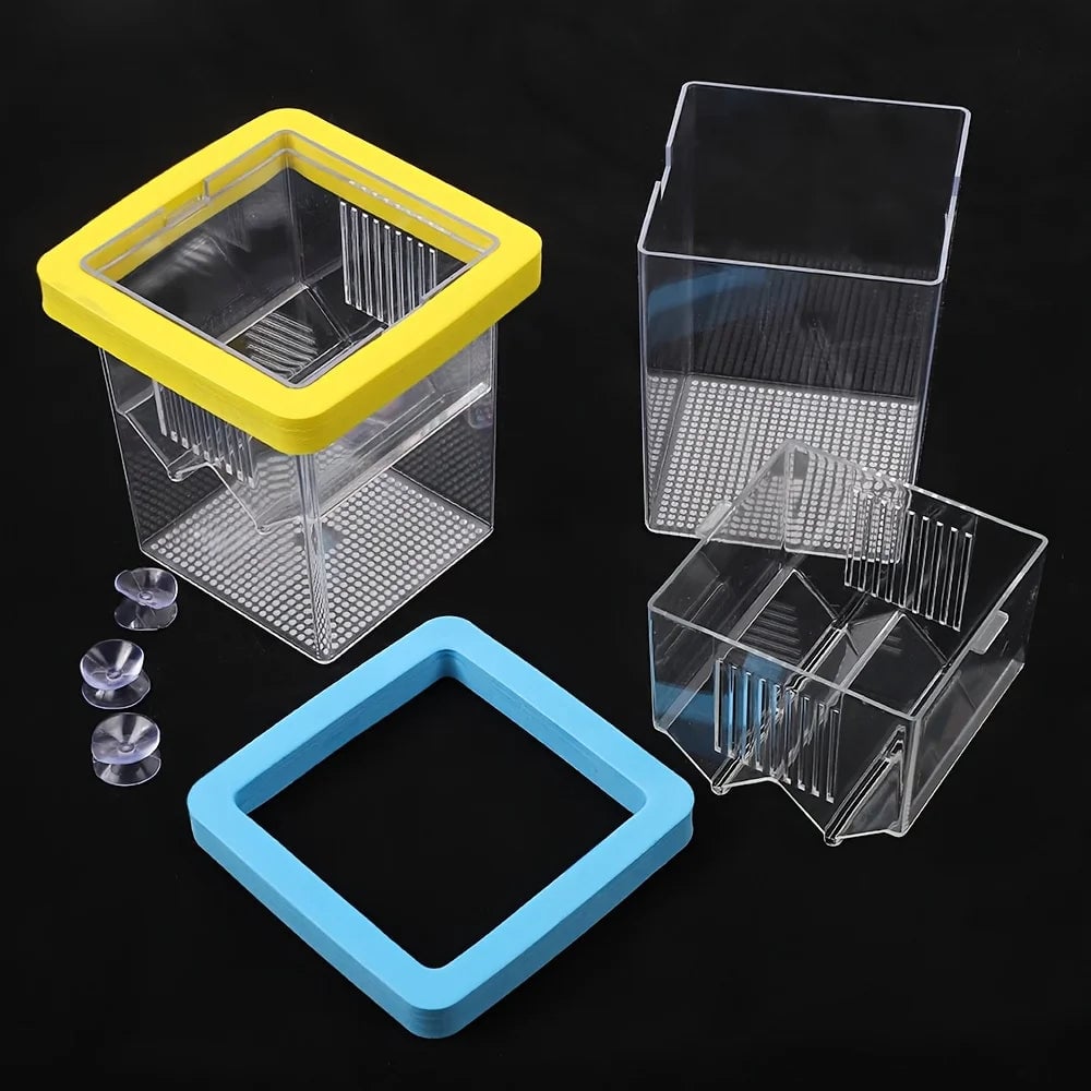 High Clear Multifunctional Fish Breeding Isolation Box Double Guppy