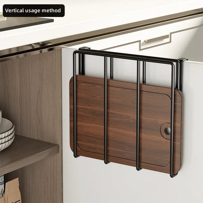 Under Cabinet Kitchen Hanging Organizer Rack Wall Mount Hooks