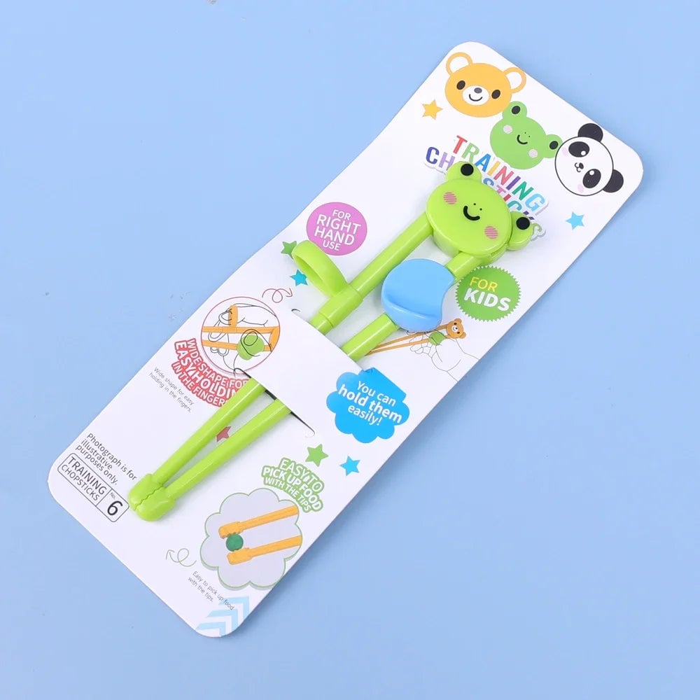 Training Chopsticks for Kids - Cartoon Animal Design Learning Aid