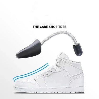 Adjustable 2-Way Shoe Stretcher Black Plastic Women Men Pair
