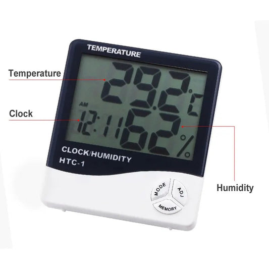 LCD Digital Thermometer Hygrometer for Lash Extensions