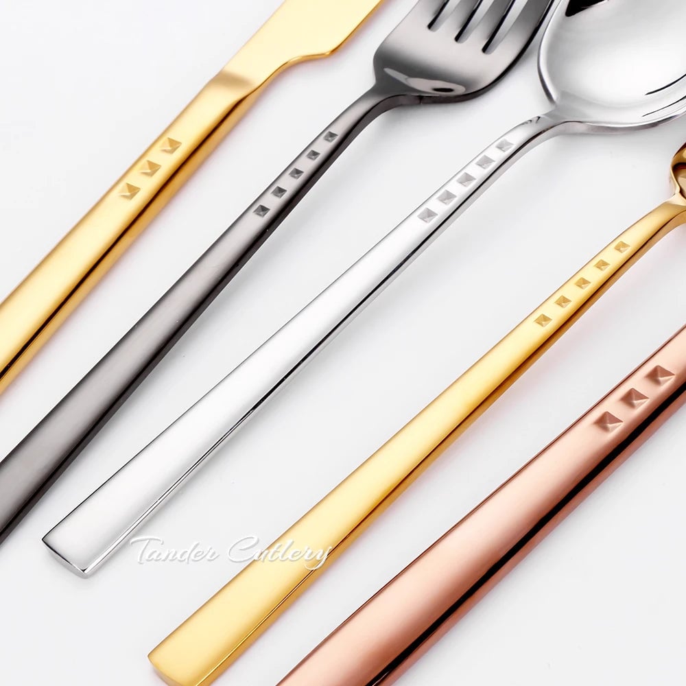 304 Stainless Steel Coffee Spoon Set - 3/4/6/12Pcs Stirring Teaspoons