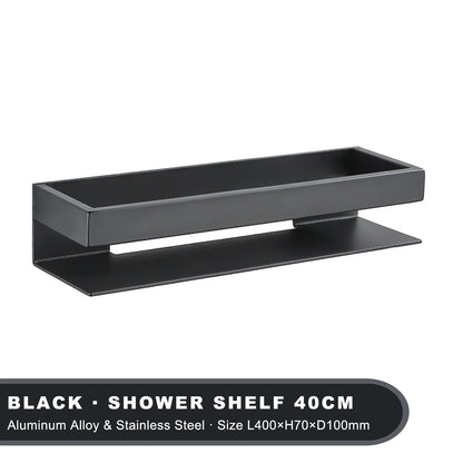Stainless Steel Corner Shower Caddy Wall Mount Bathroom Organizer