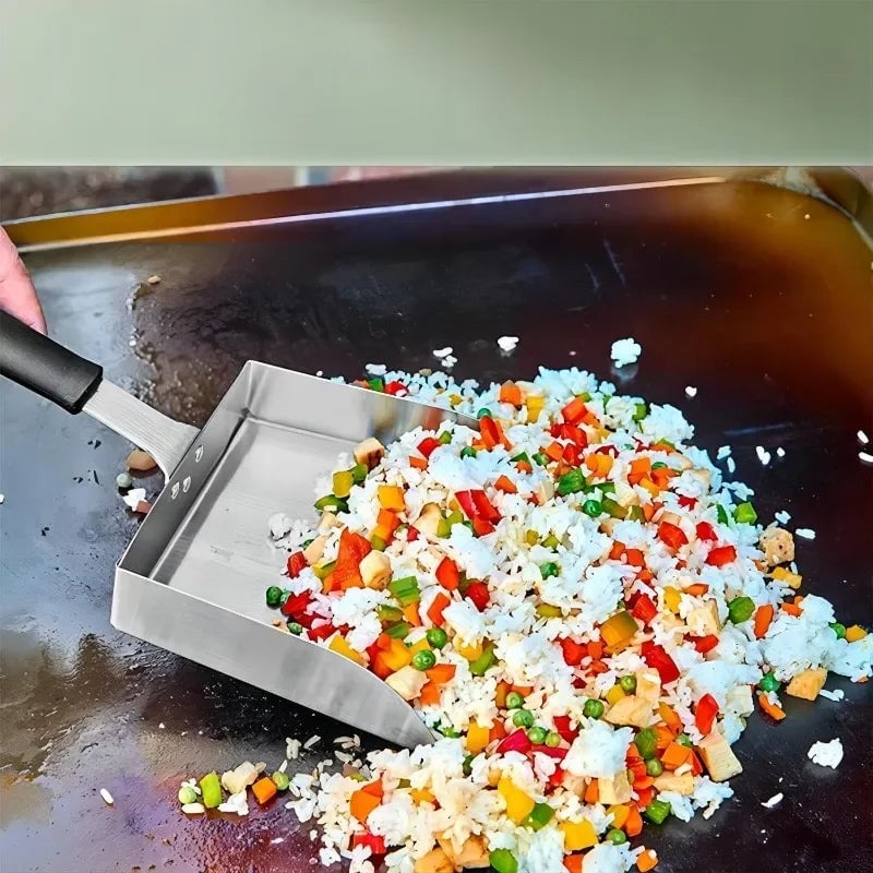 Stainless Steel BBQ Spatula - Heavy Duty Griddle Food Turner