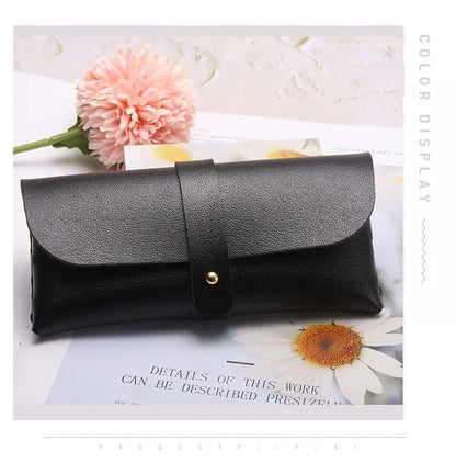 PVC Leather Glasses Case DS-05 Single Buckle Portable Sunglasses Bag