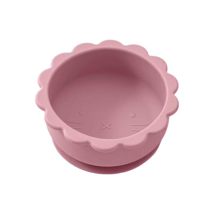 BPA Free Silicone Baby Bowl - Lion Shape with Suction Base