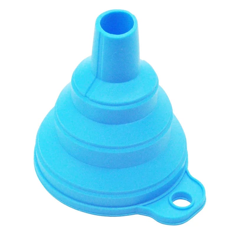 Mini Foldable Silicone Funnel - Collapsible Portable Kitchen Tool