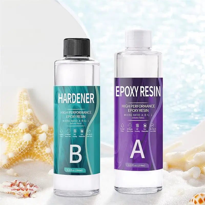 1:1 AB Crystal Clear Epoxy Resin Glue 100-1000g DIY Jewelry Making