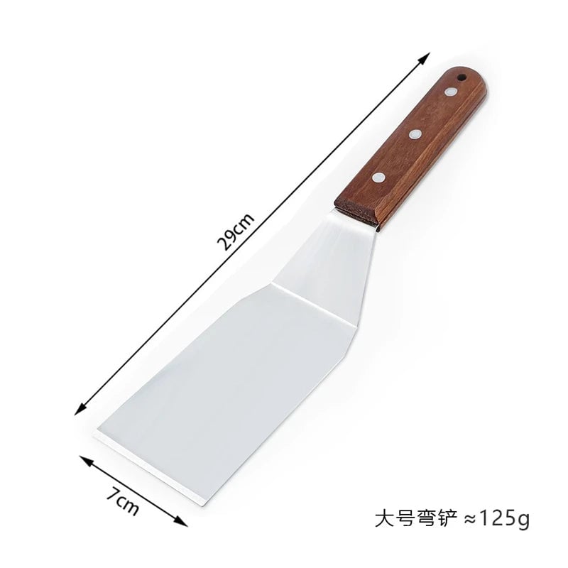 Stainless Steel Non-Stick BBQ Spatula & Grill Scraper Tool