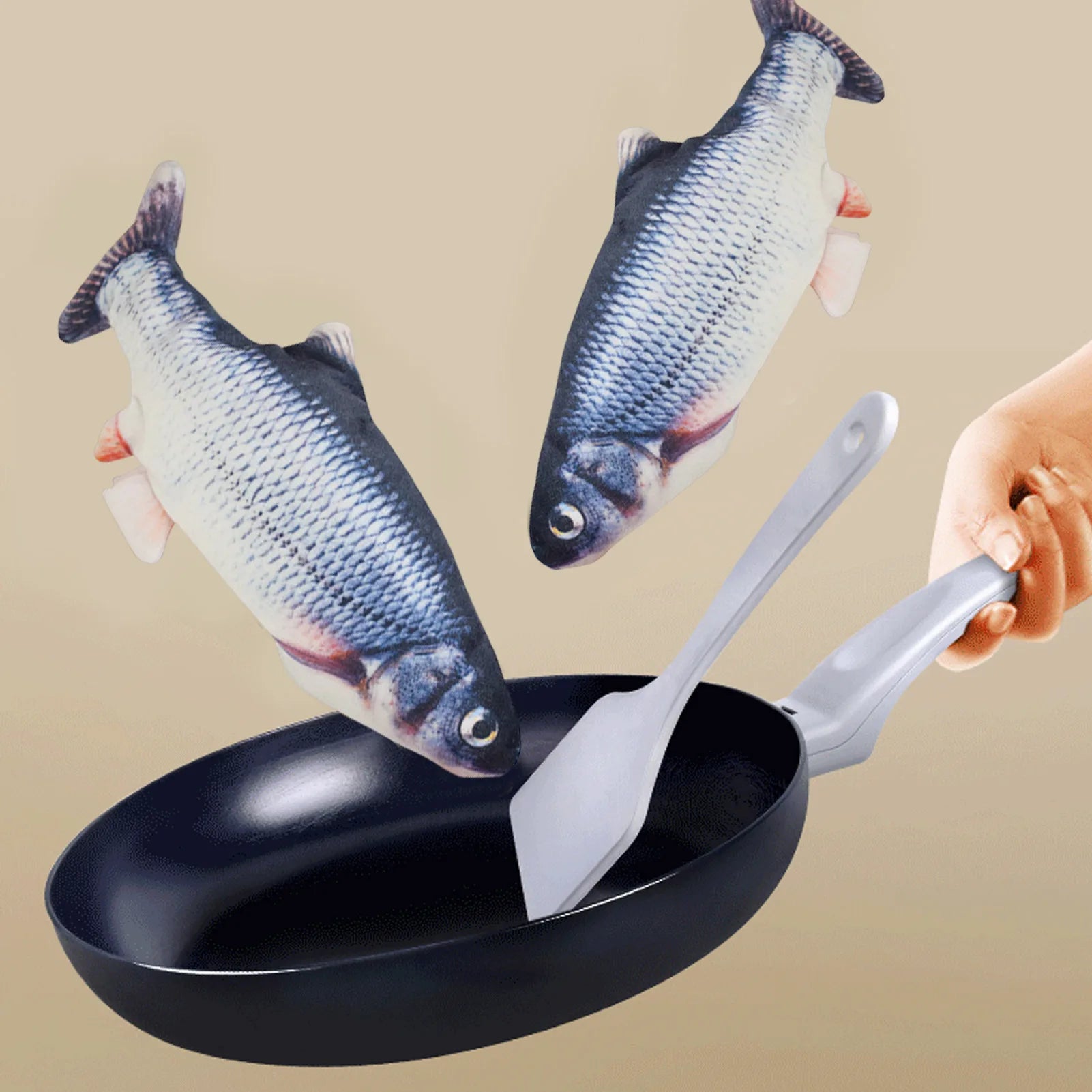 USB Rechargeable Interactive Fish Cat Toy - Realistic Floppy Motion