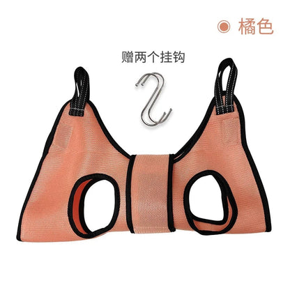 Cat Grooming Hammock Harness - Nail Trimming Restraint Sling