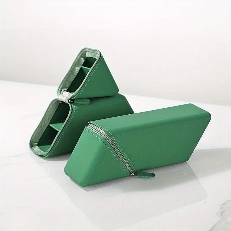 Foldable Silicone Pen Holder - Large Capacity Expandable Desk Cup