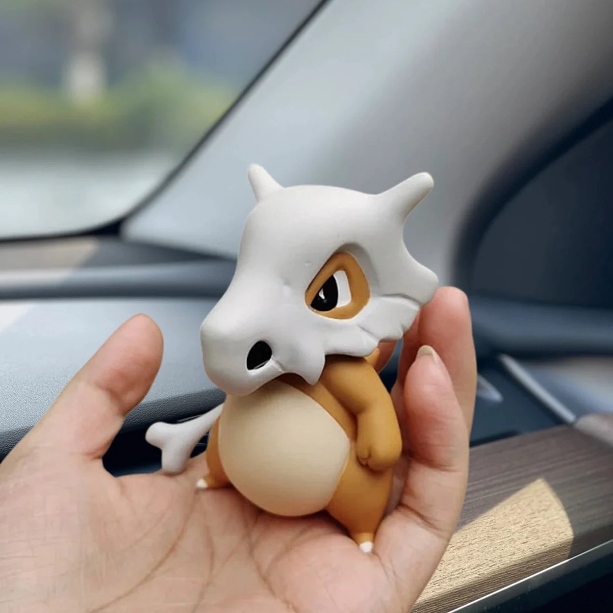 Cubone Pokemon Action Figure 7.5cm Car Charm Decoration Anime Model