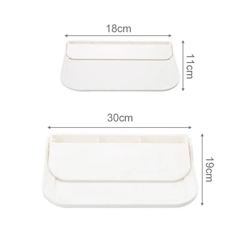 Foldable Wall Mount Shelf - Punch-Free Phone Router Storage Rack
