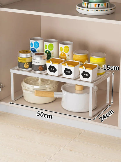 Multi-Layer Kitchen Countertop Organizer Spice Rack Storage Shelf