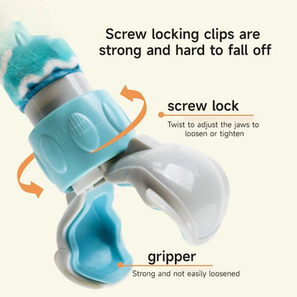 Adjustable Baby Stroller Arch Toy - Clip-On Crib Mobile Hanging Bell