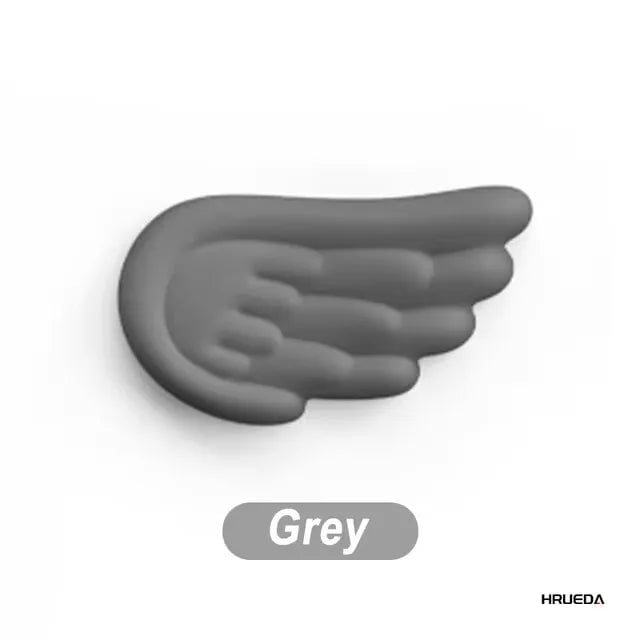 Memory Foam Ergonomic Keyboard Mouse Wrist Rest Pad Set Angel Wing