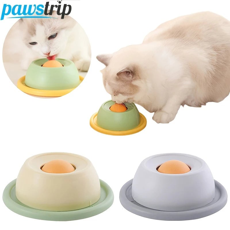 Interactive Cat Licking Food Toy Anti-Slip Slow Feeder Plate
