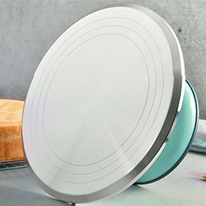 10 Inch Aluminum Alloy Cake Turntable Silent Bearing Revolving Stand