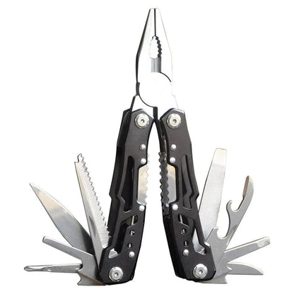 Stainless Steel Multi-Tool Pliers - Folding Camping Survival Tool