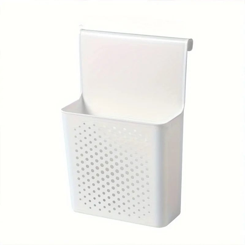 Cabinet Door Storage Basket - Hanging Interior Shelf Organizer Hook
