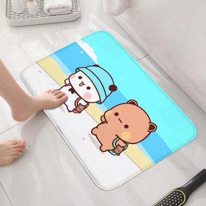 Bubu Dudu Non-Slip Cartoon Welcome Mat - Cute Entrance Doormat