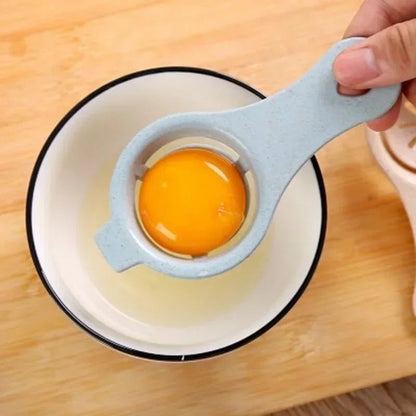Wheat Straw Egg White Separator - Kitchen Baking Filter Tool
