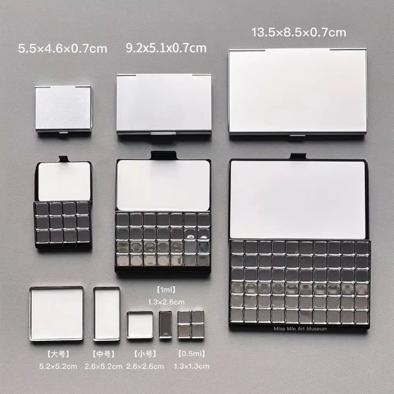 TN Travel Watercolor Box Magnetic Grid Palette Portable Acuarela Set