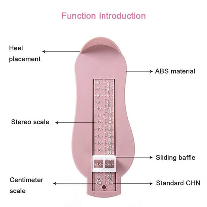 Kids Toddler Foot Measuring Gauge - Accurate Shoe Size Ruler Tool