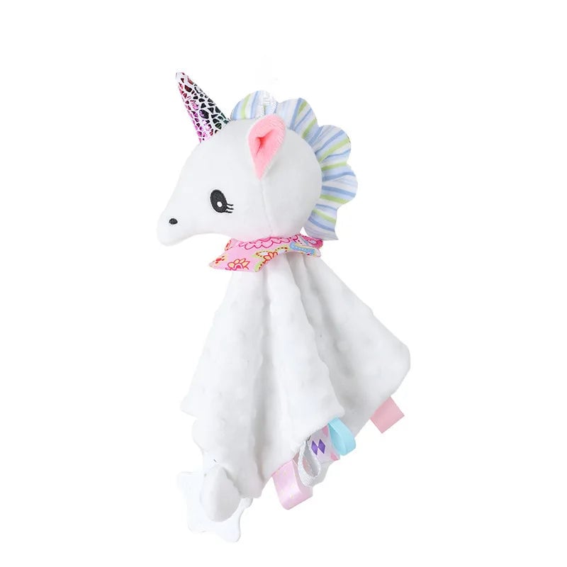 Custom Embroidered Baby Safety Doll - Personalized Animal Design
