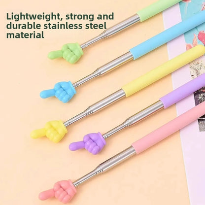 Stainless Steel Retractable Teacher Pointer Stick Telescopic
