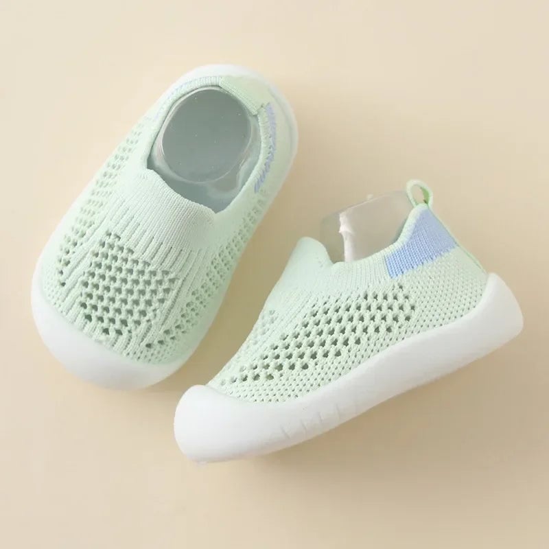 Breathable Knitted Slip-On Sneakers - Toddler Boys Girls Shoes
