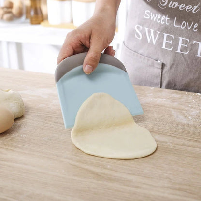 Stainless Steel Dough Scraper with Measurement Scale - Bench Cutter