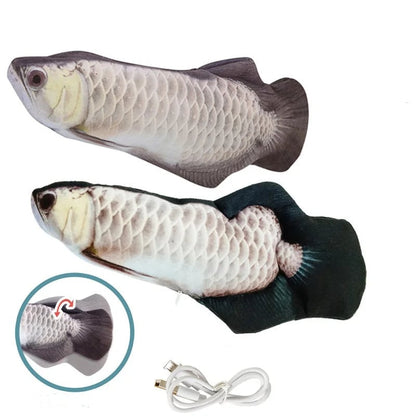 USB Rechargeable Interactive Fish Cat Toy - Realistic Floppy Motion