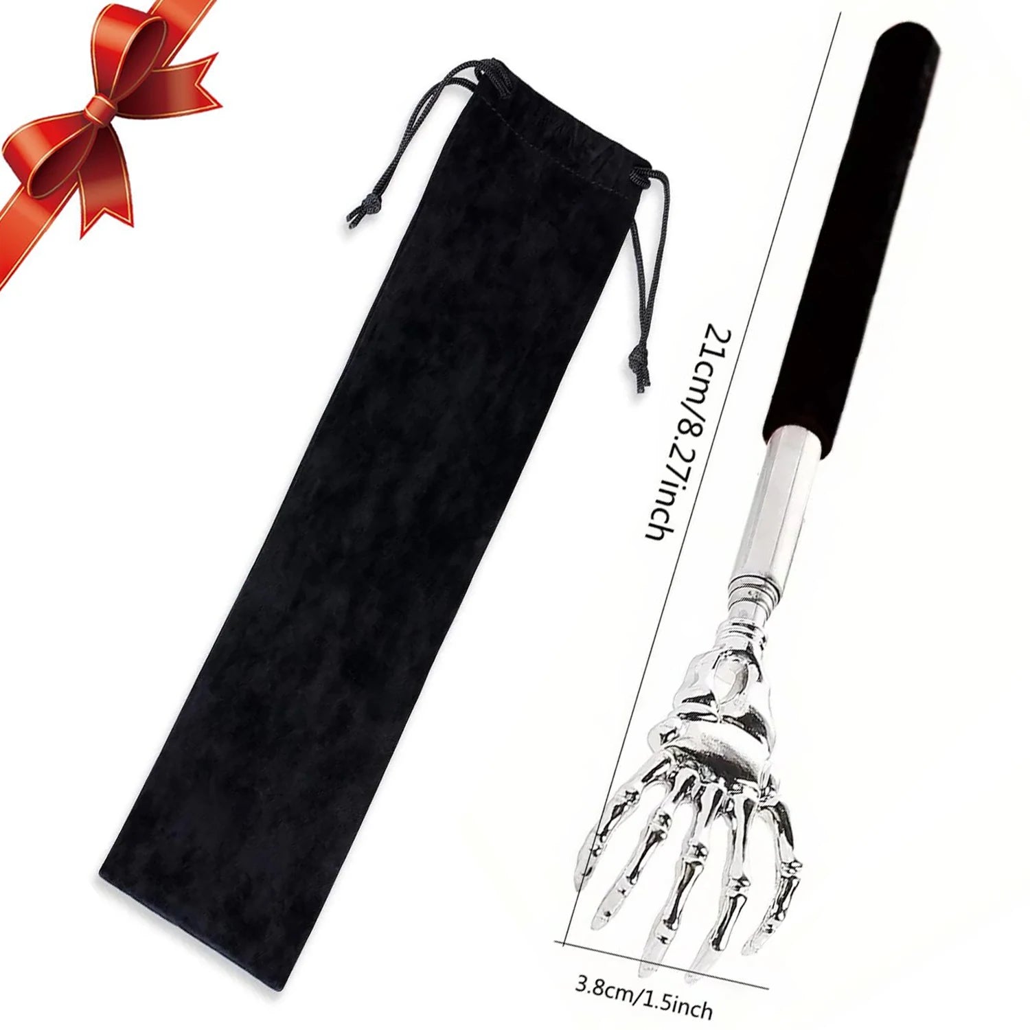 Stainless Steel Telescoping Back Scratcher - Extendable Massager