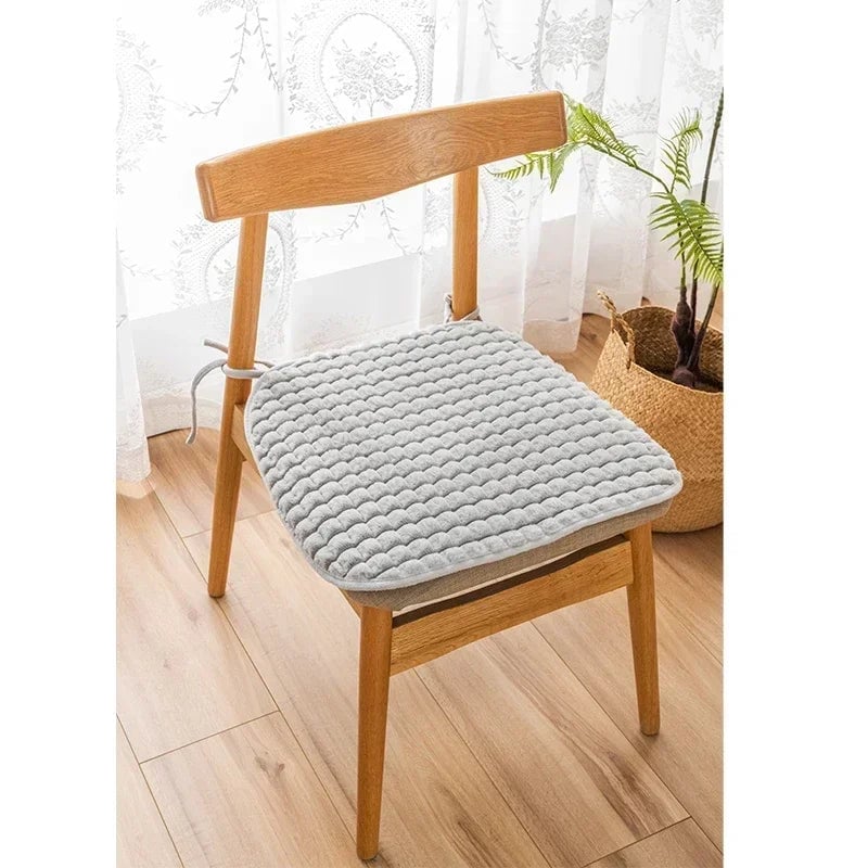Square Cotton Chair Cushion - Winter-Thicker Non-Slip Pad