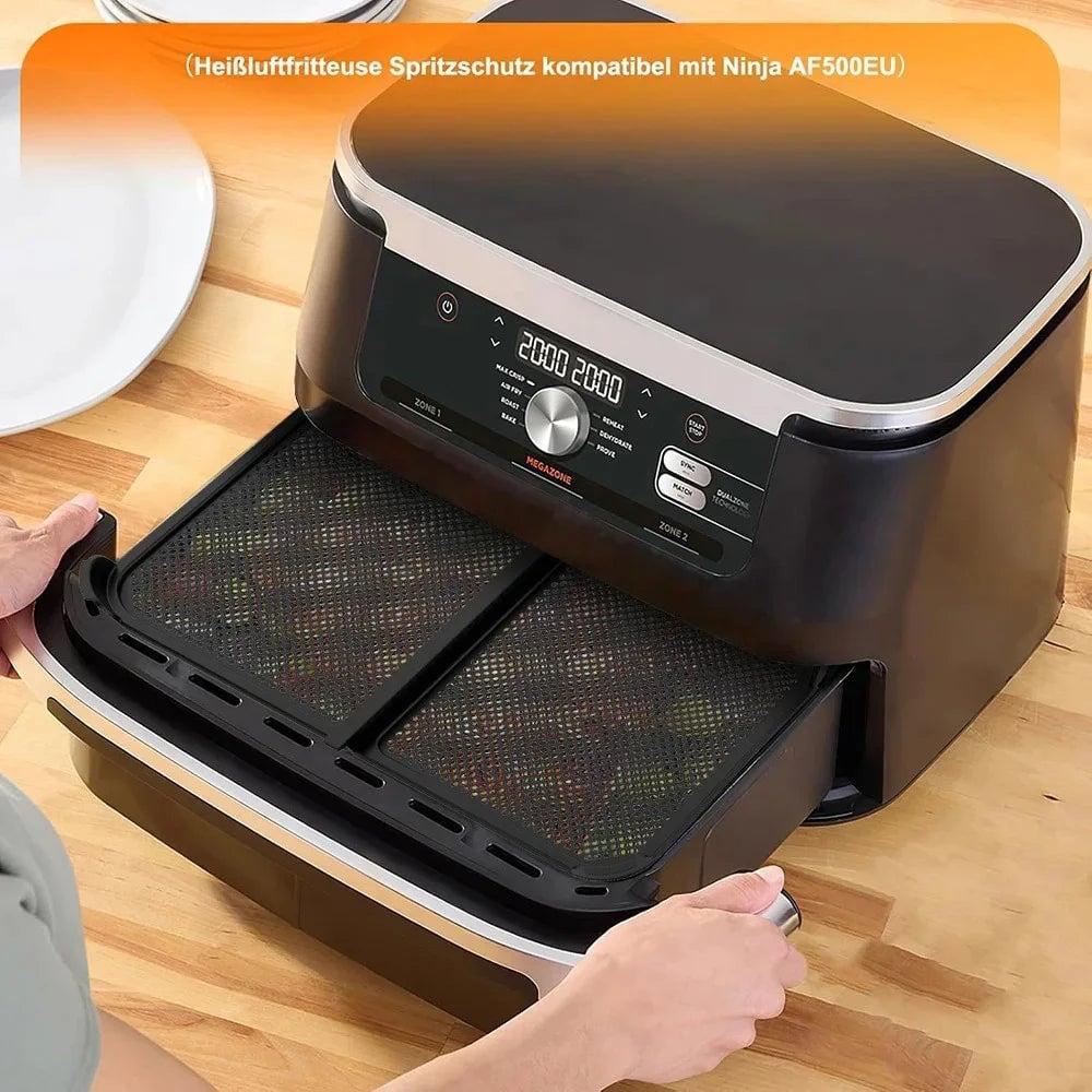 Heat Resistant Silicone Splatter Guard for Ninja AF500 Air Fryer