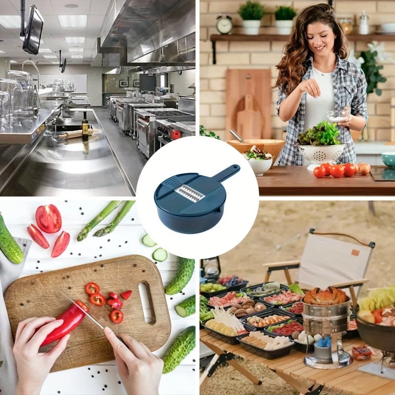 12-in-1 Commercial Vegetable Chopper Slicer Grater Multi-Functional